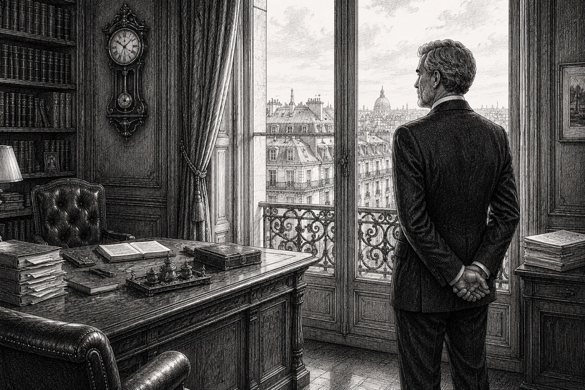 Dirigeant en réflexion, préparation de cessation