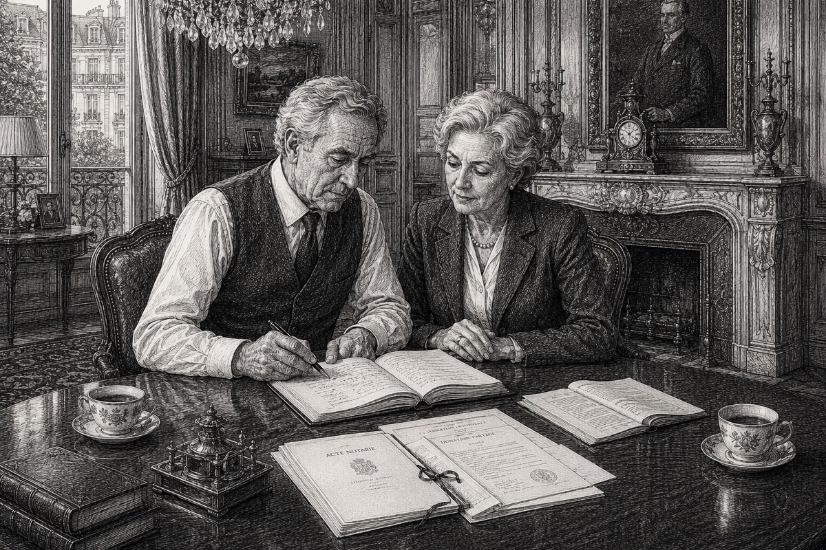 Couple en planification successorale